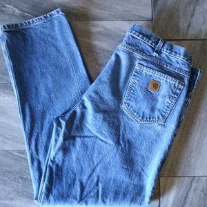 Men's Carhartt Relaxed Fit Blue Jeans